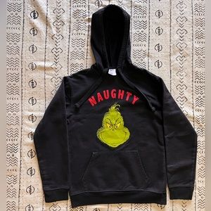 The Grinch Naughty Black Hoody